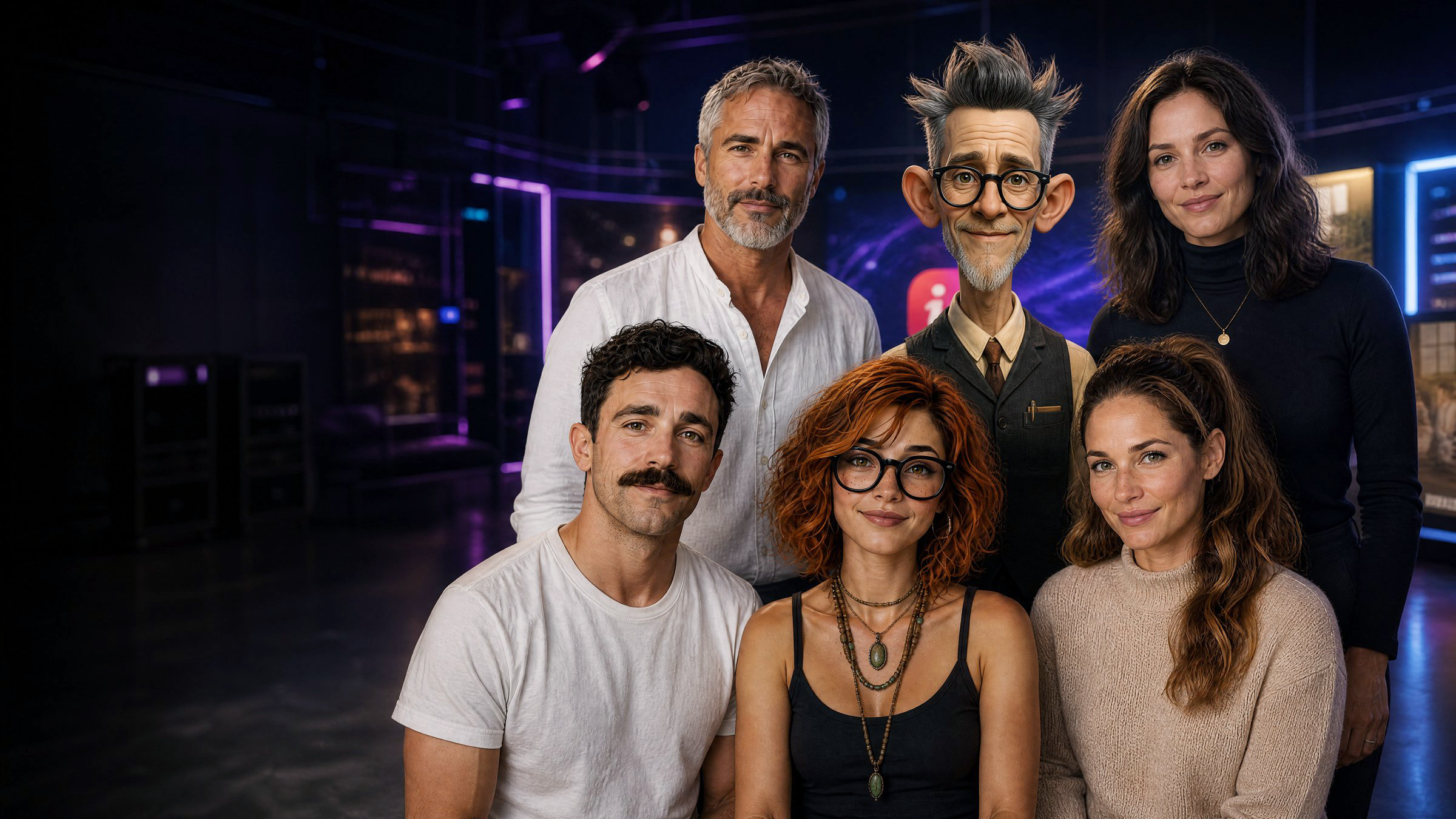 Équipe ia·media.be sur le plateau