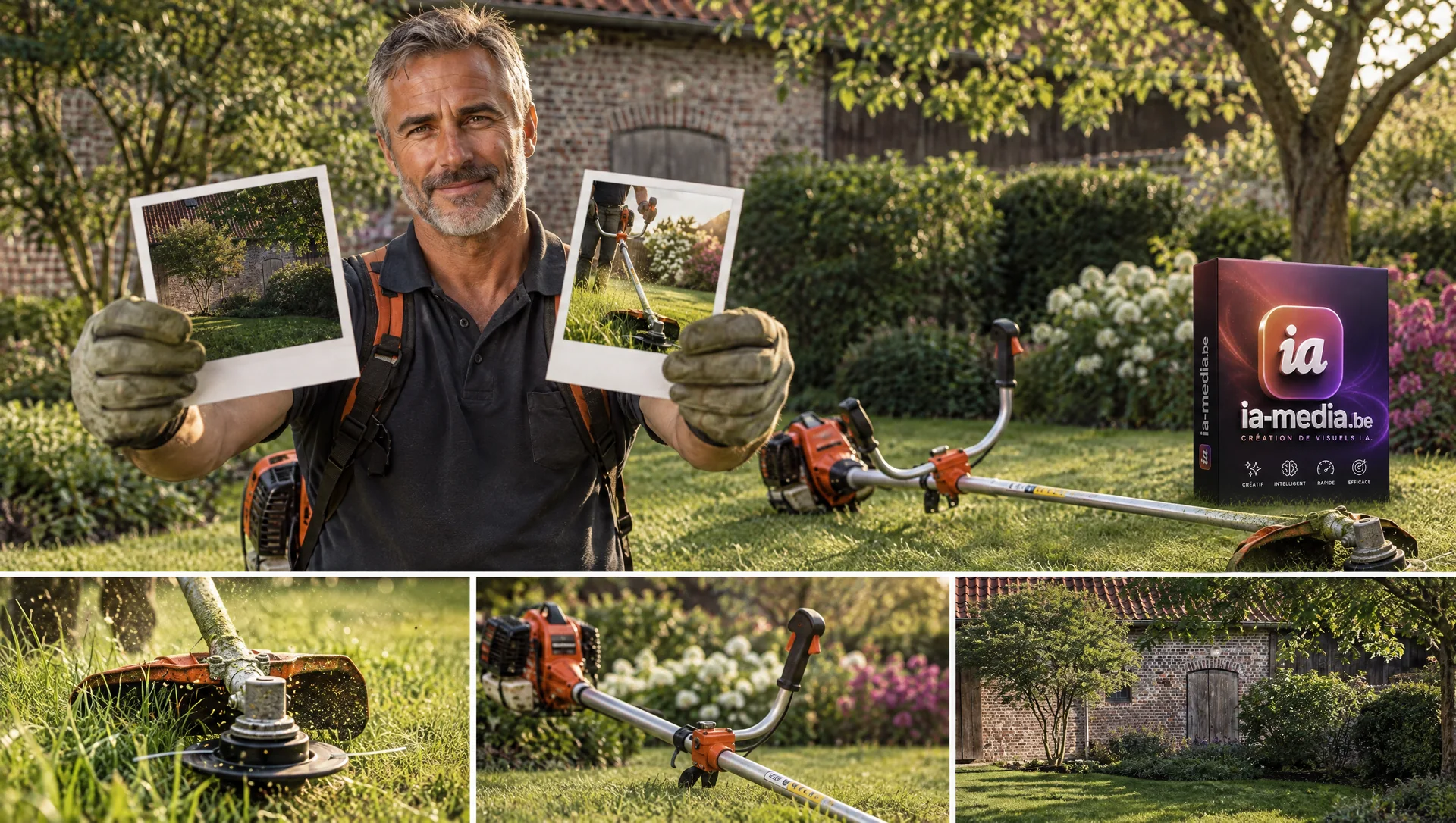Exemple de visuels IA pour : Jardinage